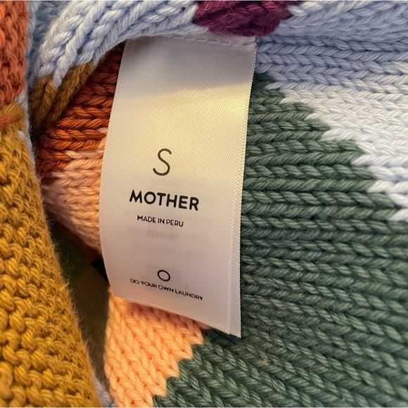 NWT MOTHER The Skipper Bell Jumper Sweater (Deja Vu) Size Small - Picture 10 of 11